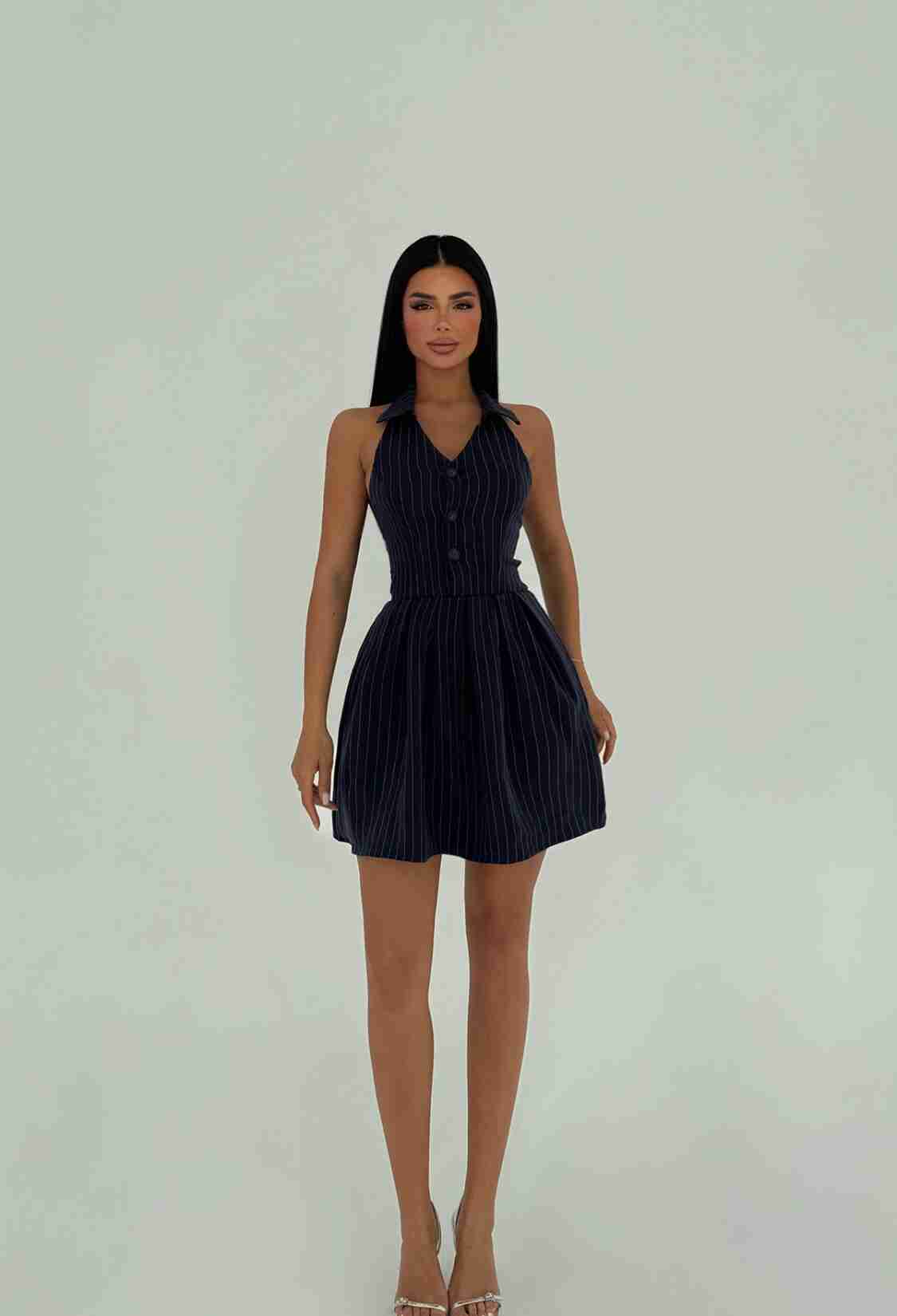 NavyTania Dress - Brand: EYYO ATELIER - Women & Kids, Baby Clothes Wholesale - TheBS Women