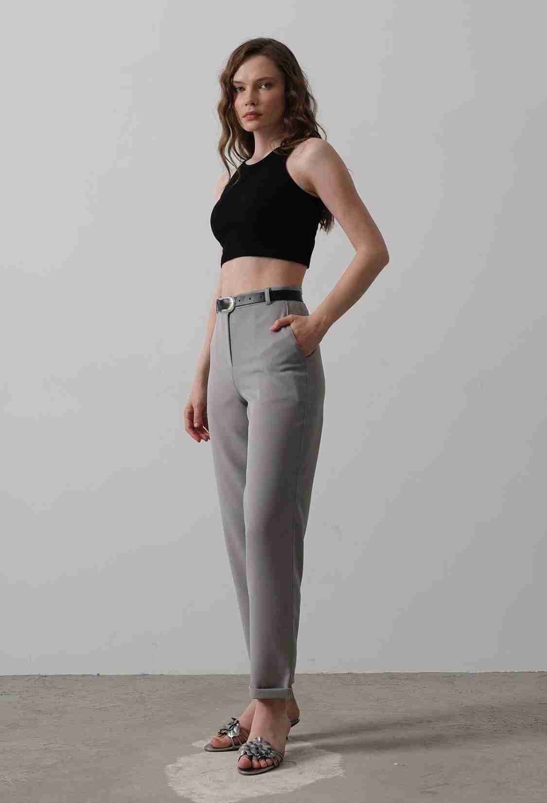 Carrot Pants With Belt - Brand: Reyon - Women & Kids, Baby Clothes Wholesale - TheBS Women