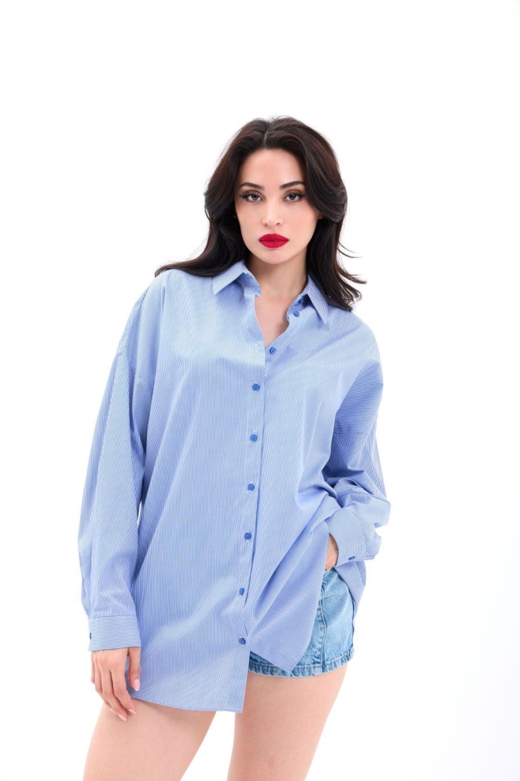 Shirt - Rome Striped - Brand: Fame - Women & Kids, Baby Clothes Wholesale - TheBS Women