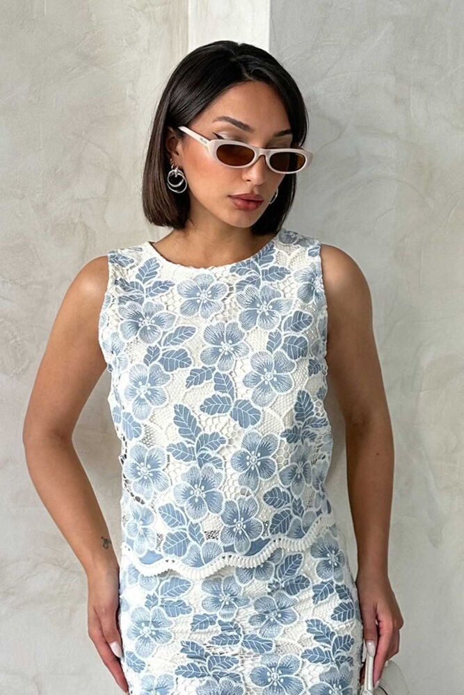 Lace Sleeveless Blouse - Brand: Topshow - Women & Kids, Baby Clothes Wholesale - TheBS Women