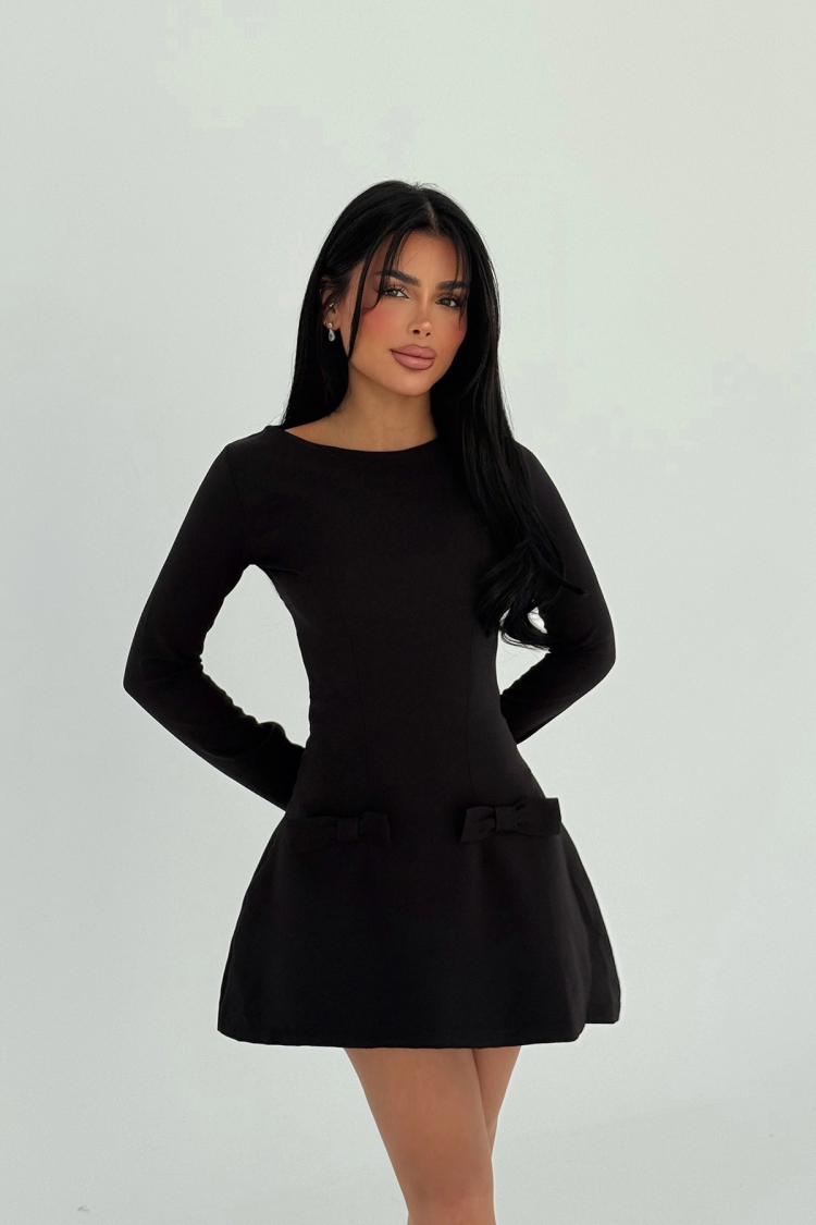 Bow Detail Mini Dress - Brand: EYYO ATELIER - Women & Kids, Baby Clothes Wholesale - TheBS Women