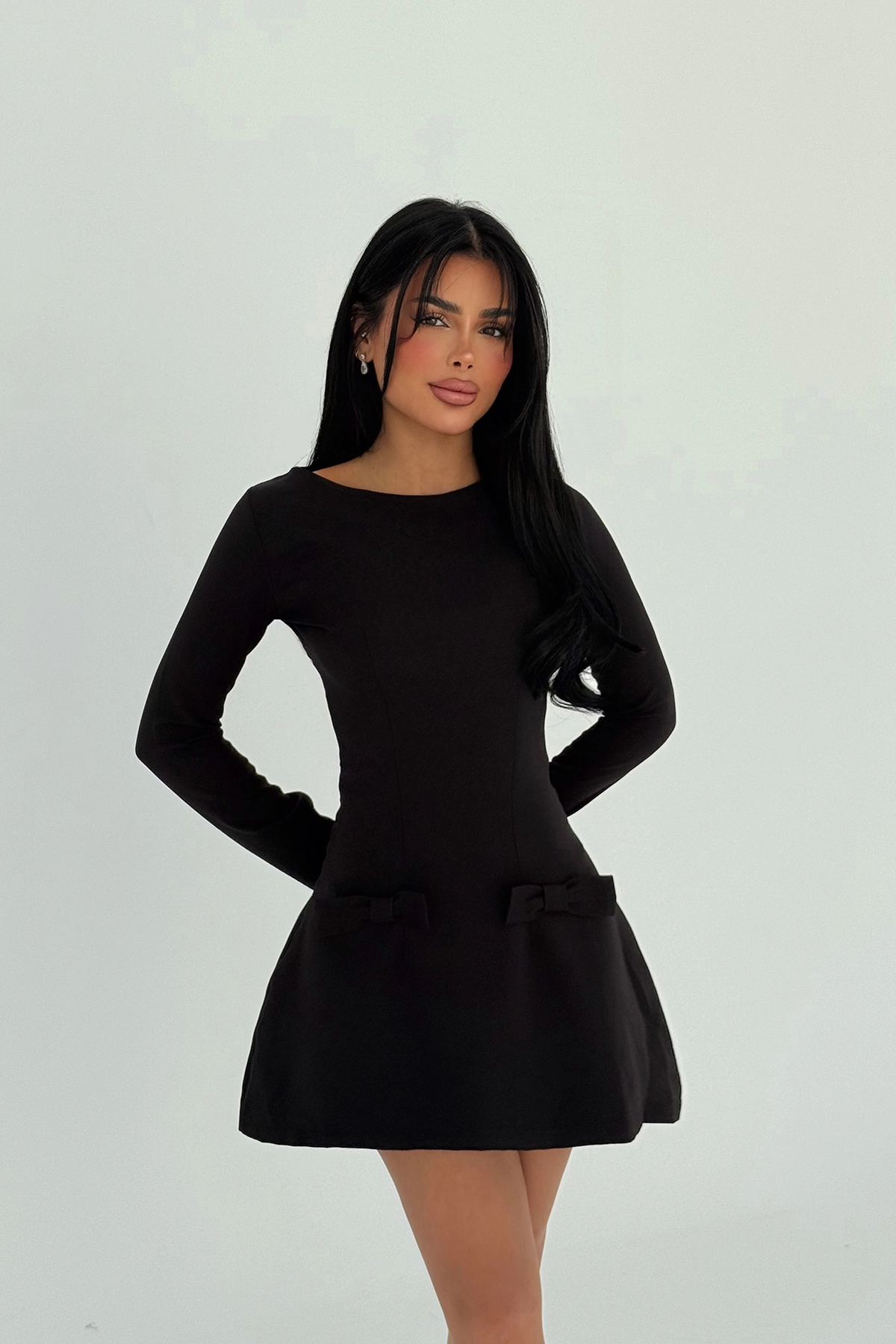Bow Detail Mini Dress - Brand: EYYO ATELIER - Women & Kids, Baby Clothes Wholesale - TheBS Women
