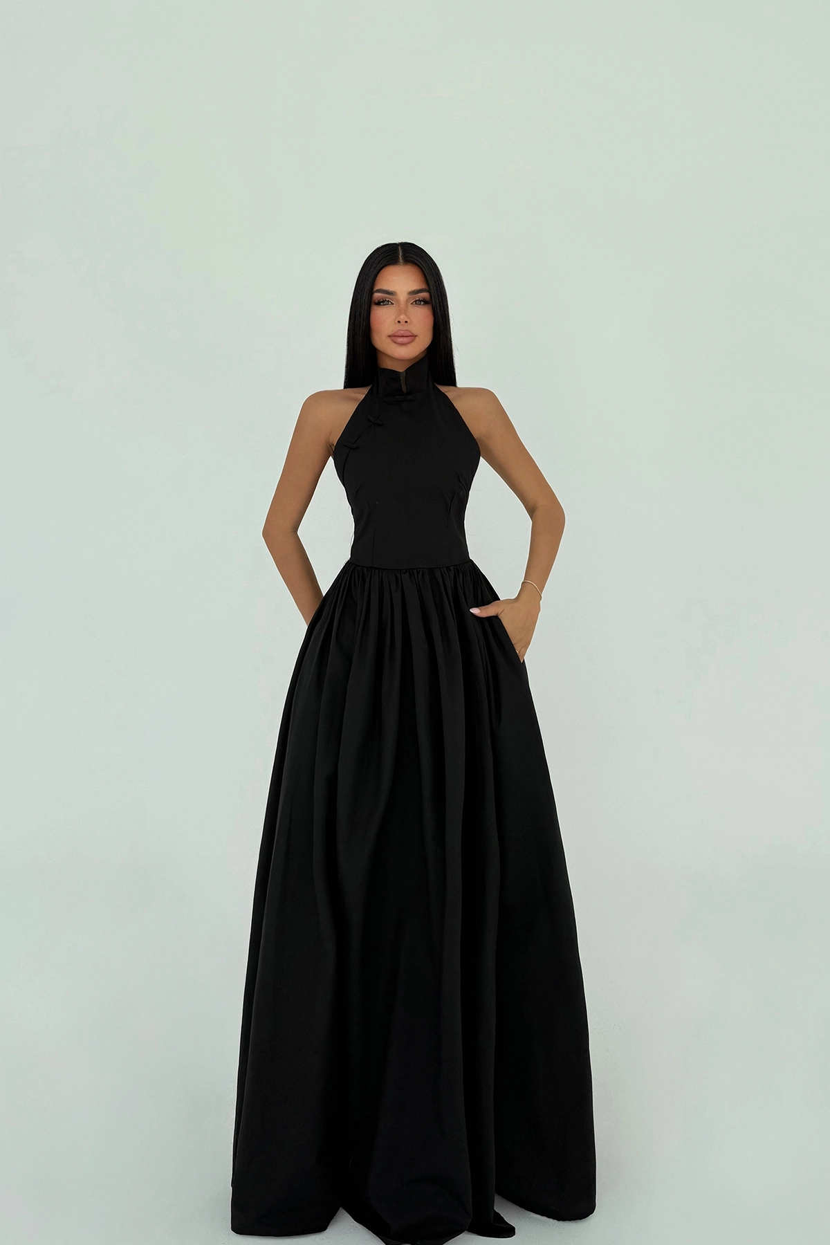Long Basic Long Dress - Brand: EYYO ATELIER - Women & Kids, Baby Clothes Wholesale - TheBS Women