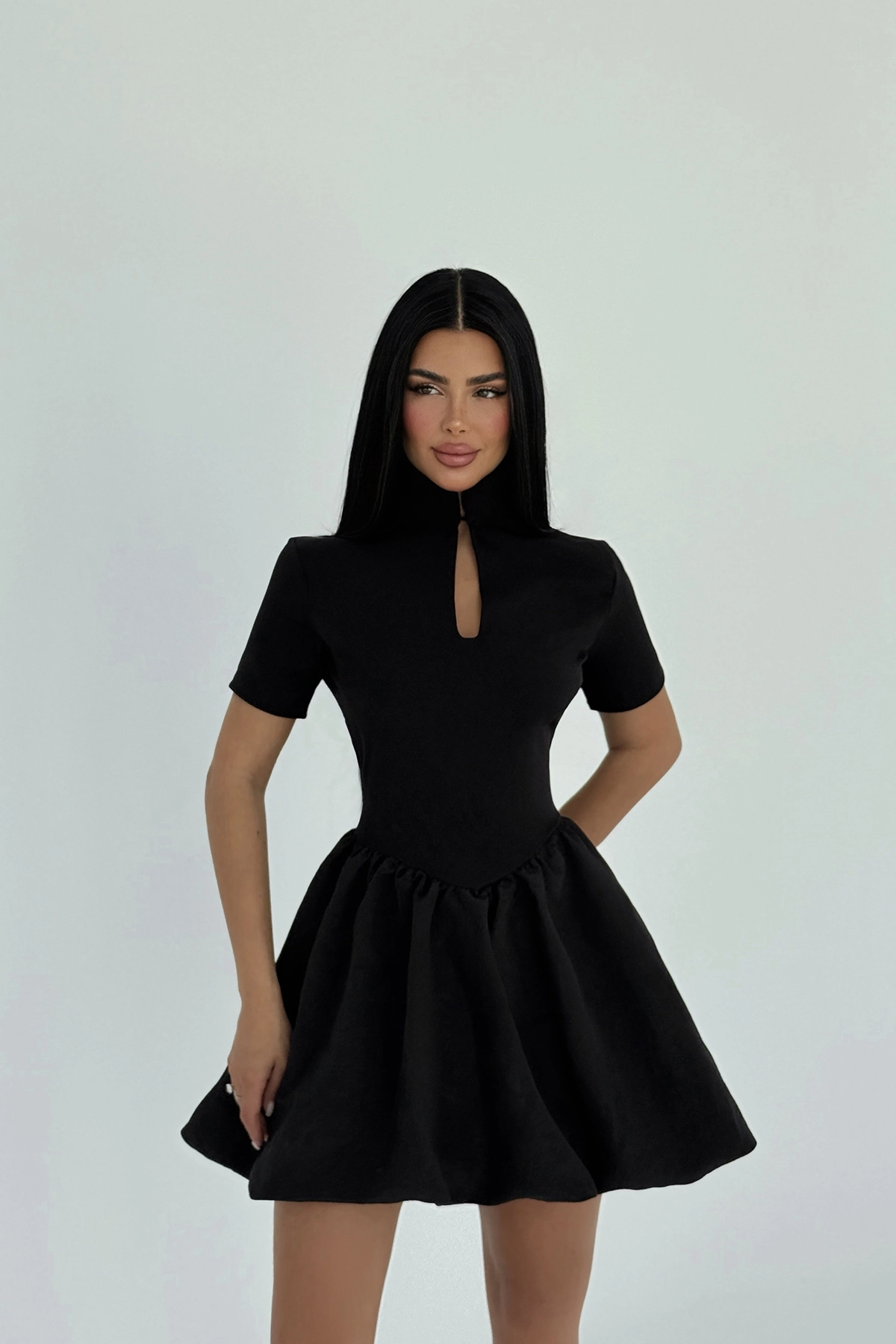Window Detail Mini Dress - Brand: EYYO ATELIER - Women & Kids, Baby Clothes Wholesale - TheBS Women