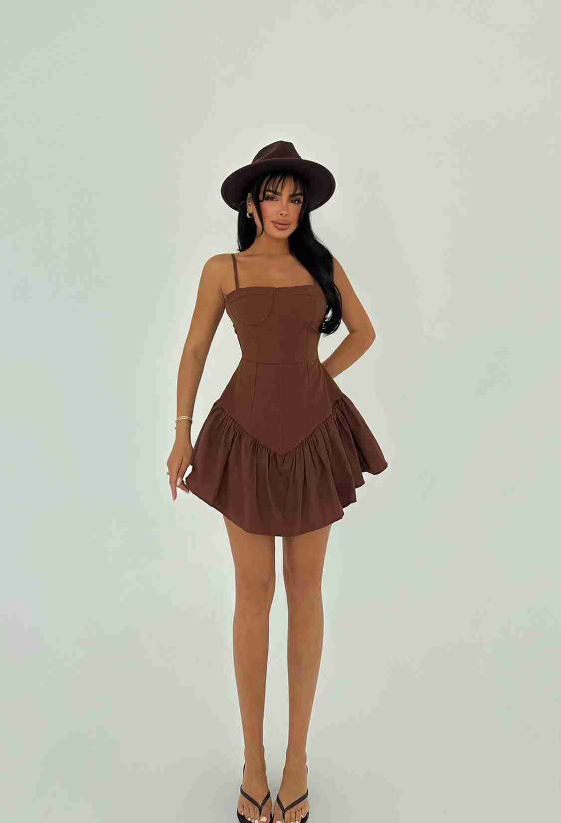 Strap Mini Dress - Brand: EYYO ATELIER - Women & Kids, Baby Clothes Wholesale - TheBS Women