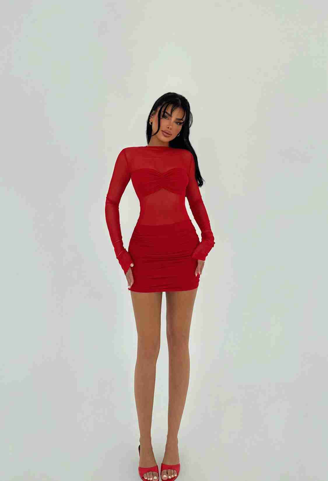 Transparent Mini Dress - Brand: EYYO ATELIER - Women & Kids, Baby Clothes Wholesale - TheBS Women