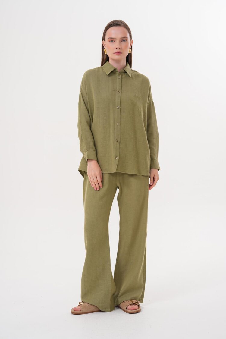 Women's Long Sleeve Oversize Muesli Shirt - Brand: Levure - Women & Kids, Baby Clothes Wholesale - TheBS Women