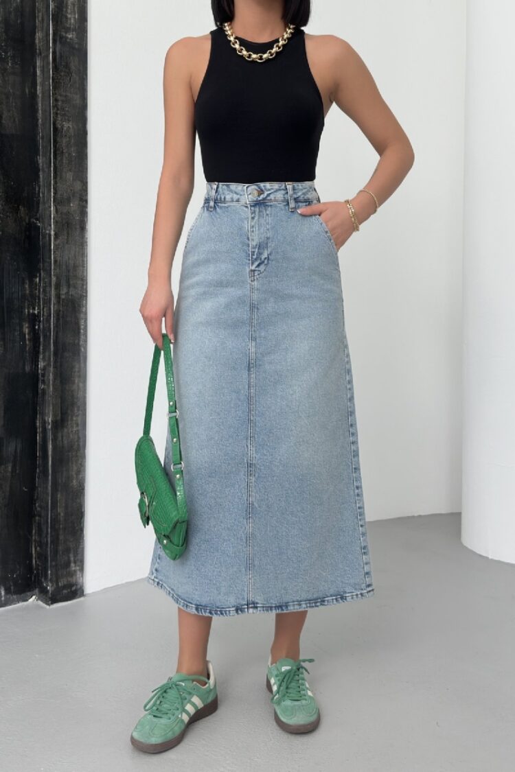 Classic Denim Skirt - Brand: XLove - Women & Kids, Baby Clothes Wholesale - TheBS Women