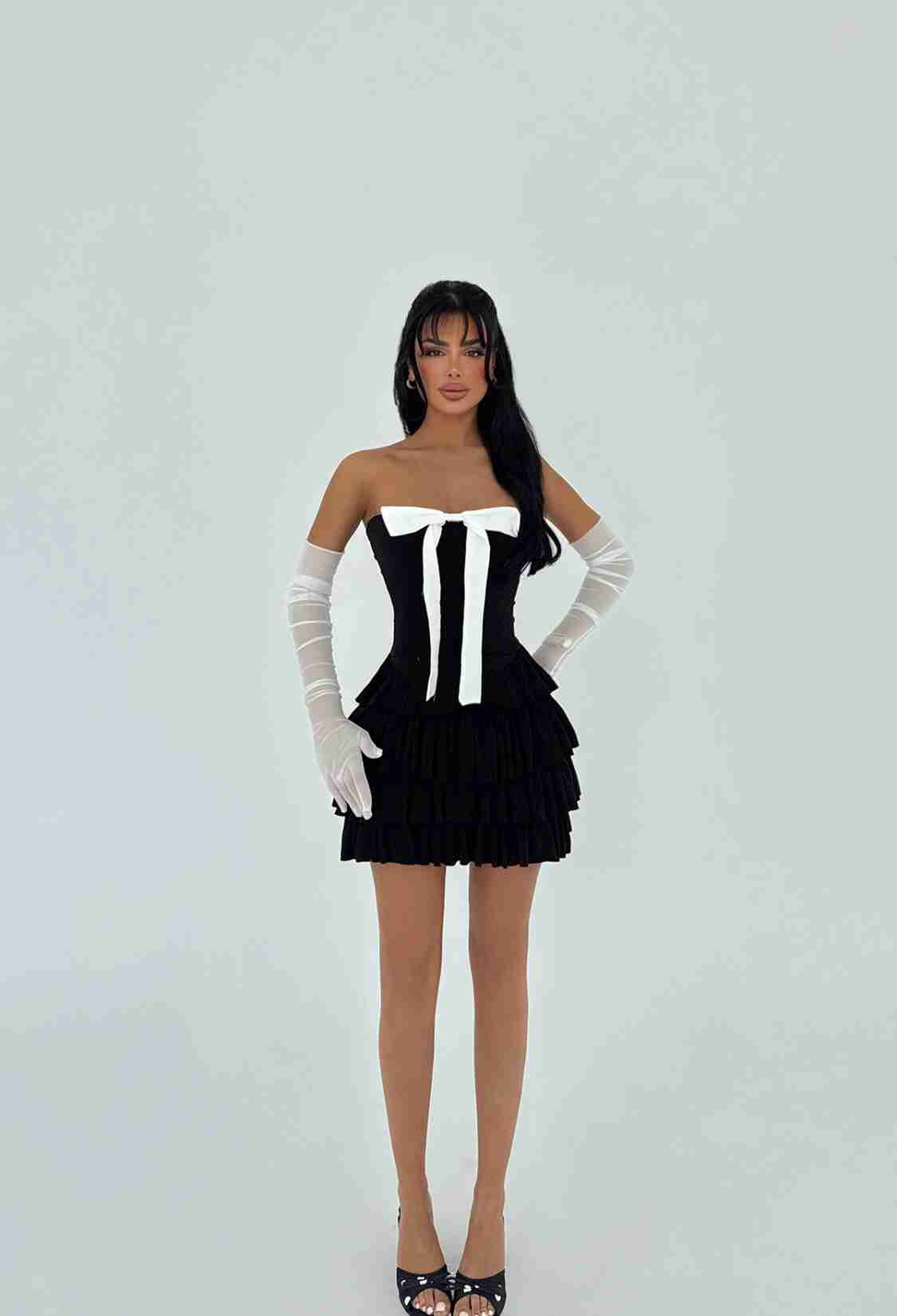 Strapless Dress With Gloves - Brand: EYYO ATELIER - Women & Kids, Baby Clothes Wholesale - TheBS Women