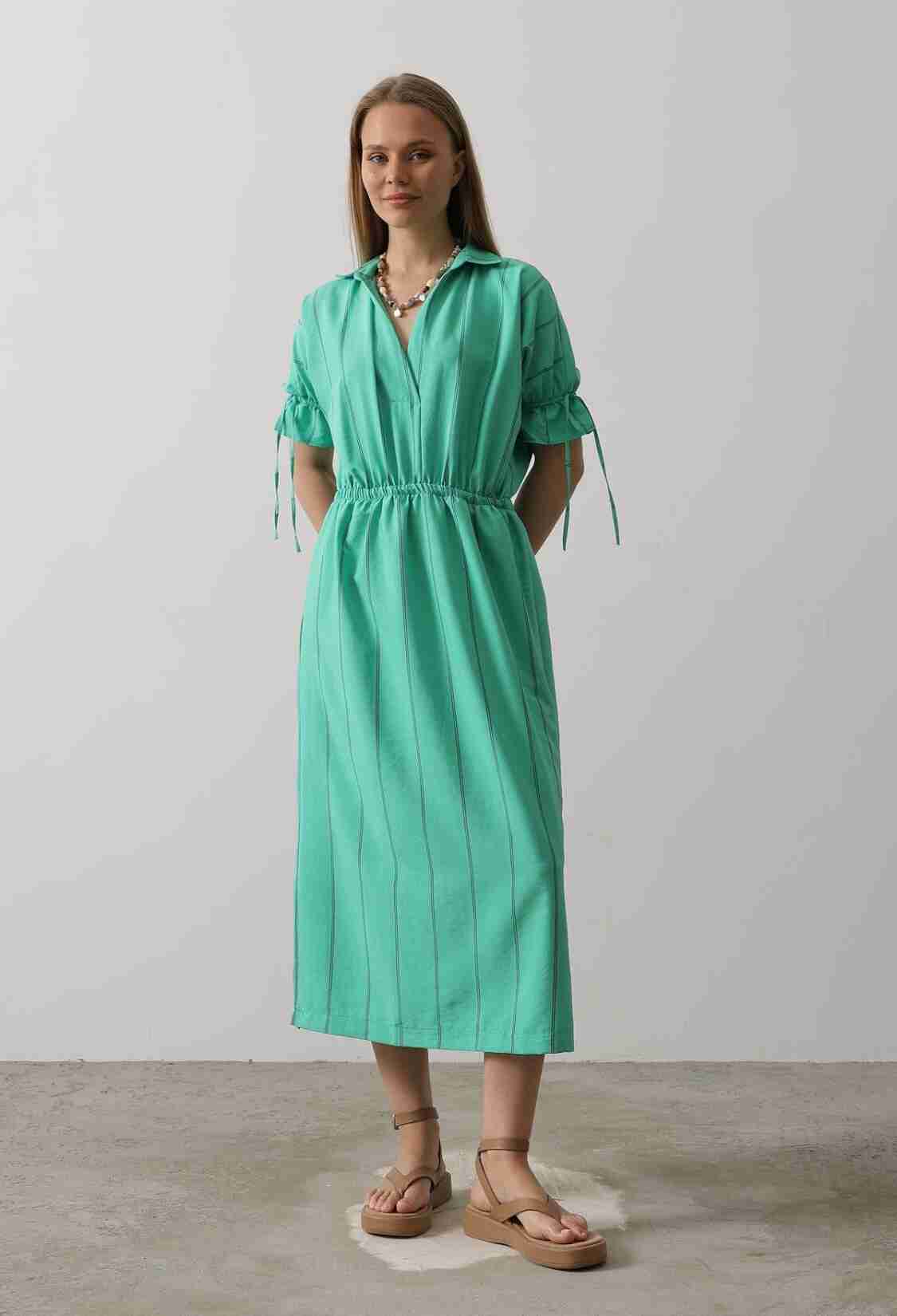 Elastic Waist Dress - Brand: Reyon - Women & Kids, Baby Clothes Wholesale - TheBS Women
