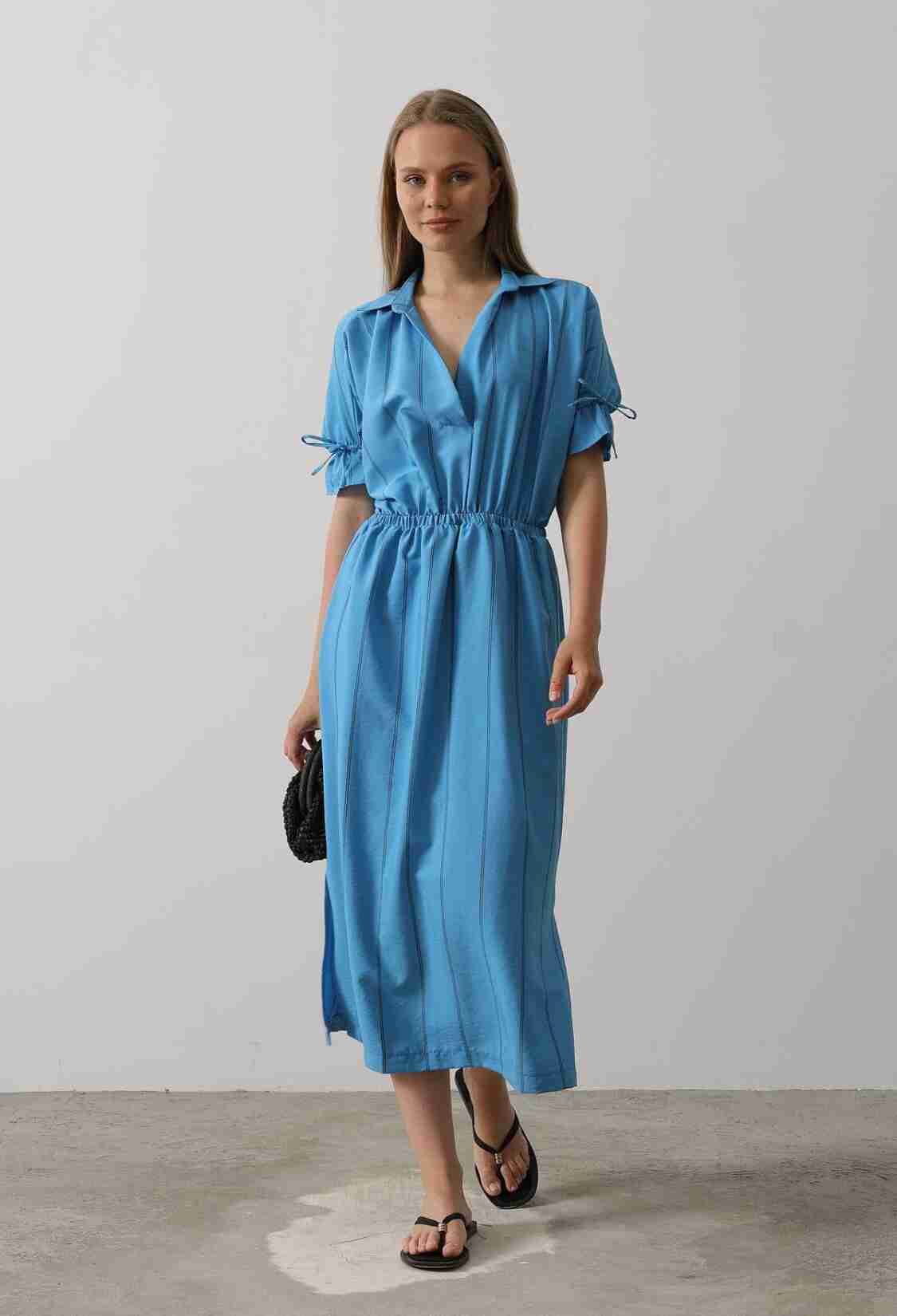 Elastic Waist Dress - Brand: Reyon - Women & Kids, Baby Clothes Wholesale - TheBS Women