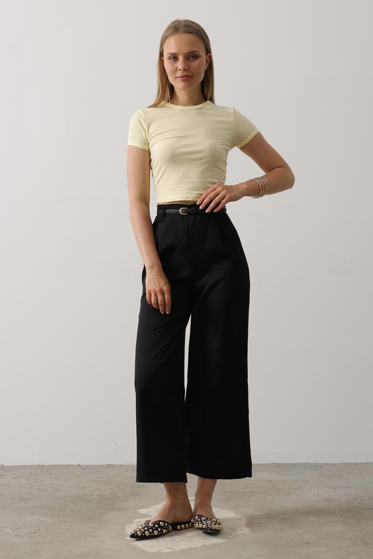 Belt Collar Detailed Pants - Brand: Reyon - Women & Kids, Baby Clothes Wholesale - TheBS Women