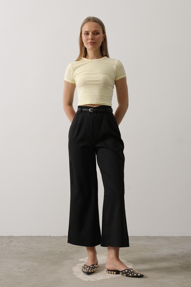 Belt Collar Detailed Pants - Brand: Reyon - Women & Kids, Baby Clothes Wholesale - TheBS Women