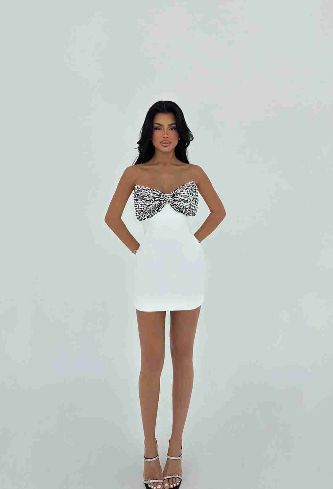 Sequin Detail Strapless Dress - Brand: EYYO ATELIER - Women & Kids, Baby Clothes Wholesale - TheBS Women