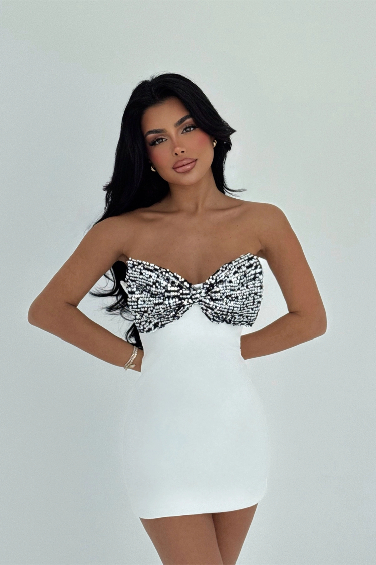 Sequin Detail Strapless Dress - Brand: EYYO ATELIER - Women & Kids, Baby Clothes Wholesale - TheBS Women