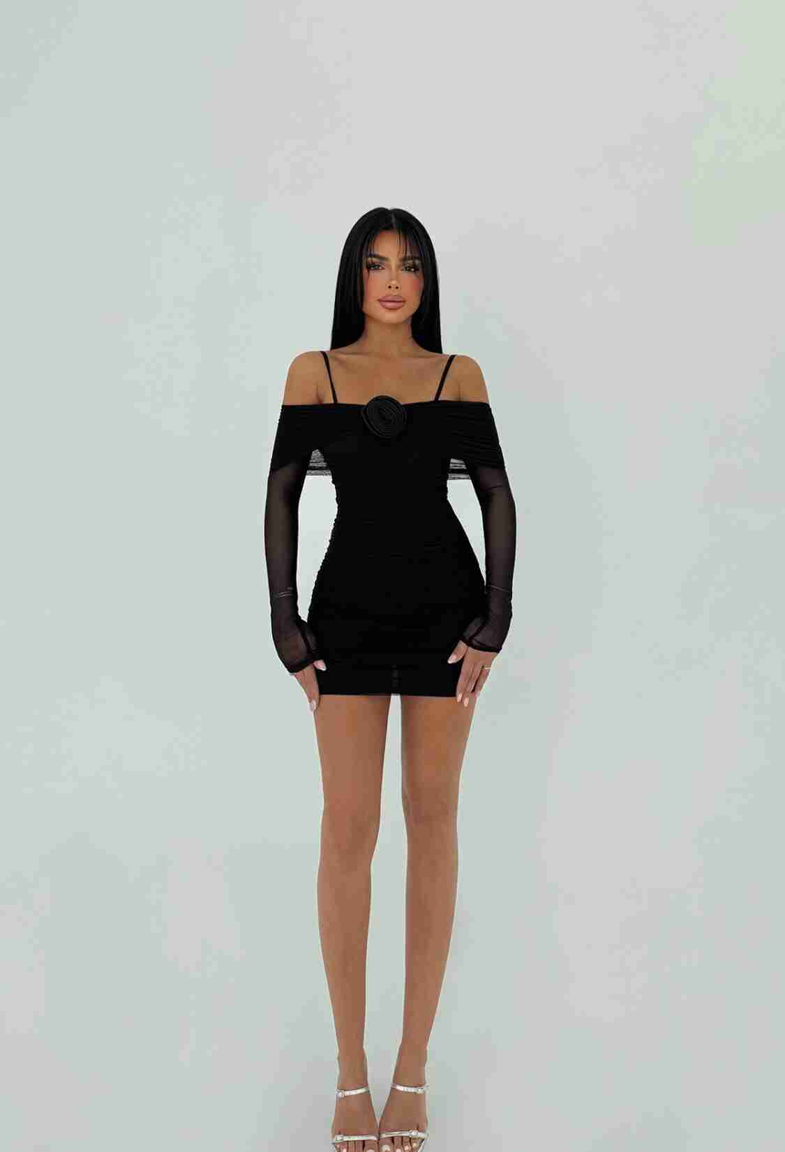 Strappy Rose Detail Dress - Brand: EYYO ATELIER - Women & Kids, Baby Clothes Wholesale - TheBS Women