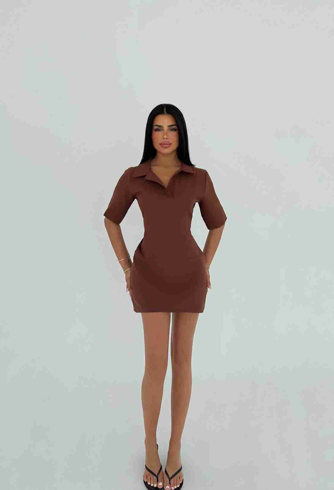 Shirt Collar Dress - Brand: EYYO ATELIER - Women & Kids, Baby Clothes Wholesale - TheBS Women