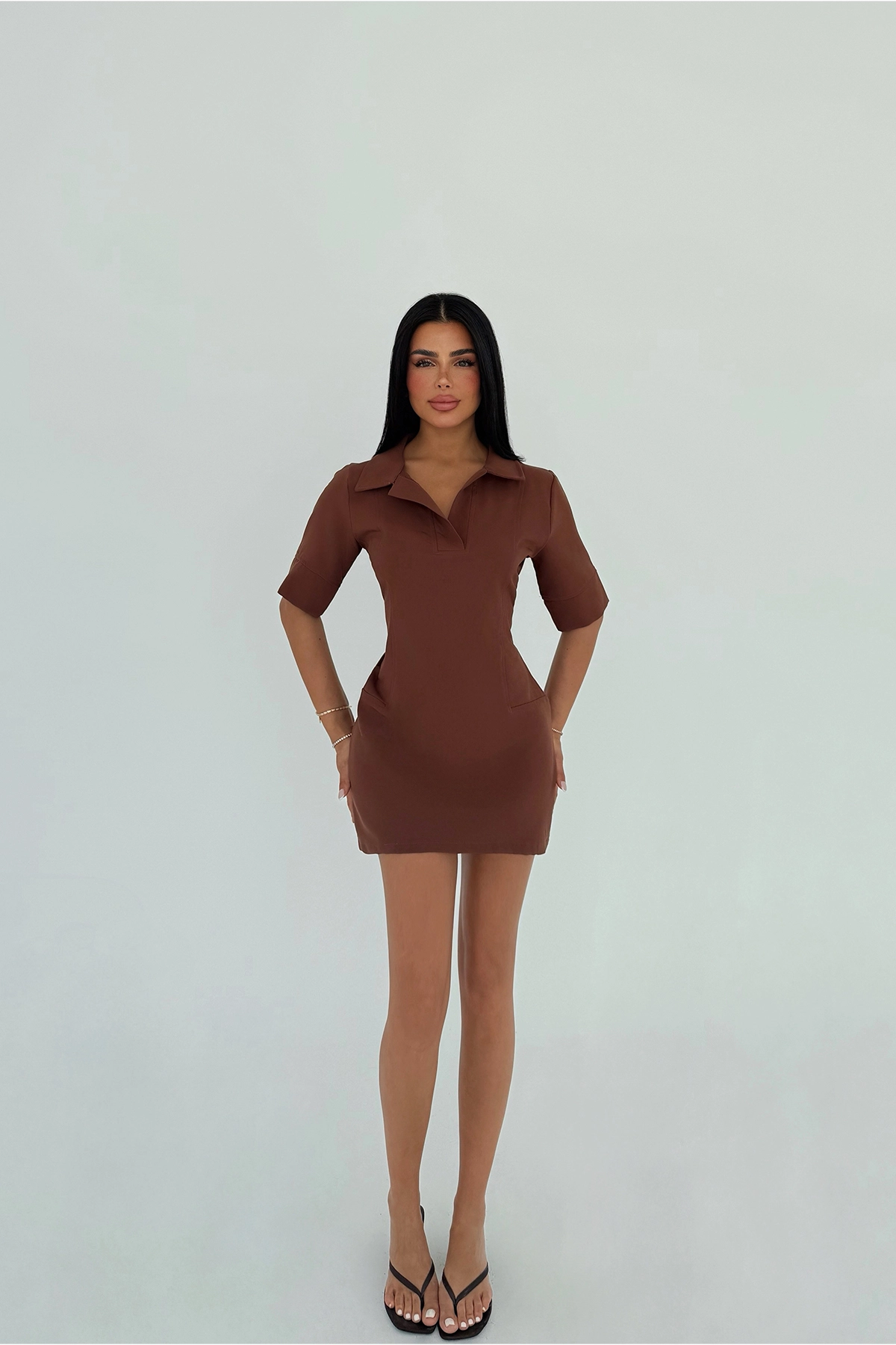 Shirt Collar Dress - Brand: EYYO ATELIER - Women & Kids, Baby Clothes Wholesale - TheBS Women