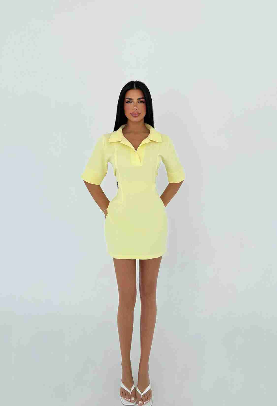 Shirt Collar Dress - Brand: EYYO ATELIER - Women & Kids, Baby Clothes Wholesale - TheBS Women
