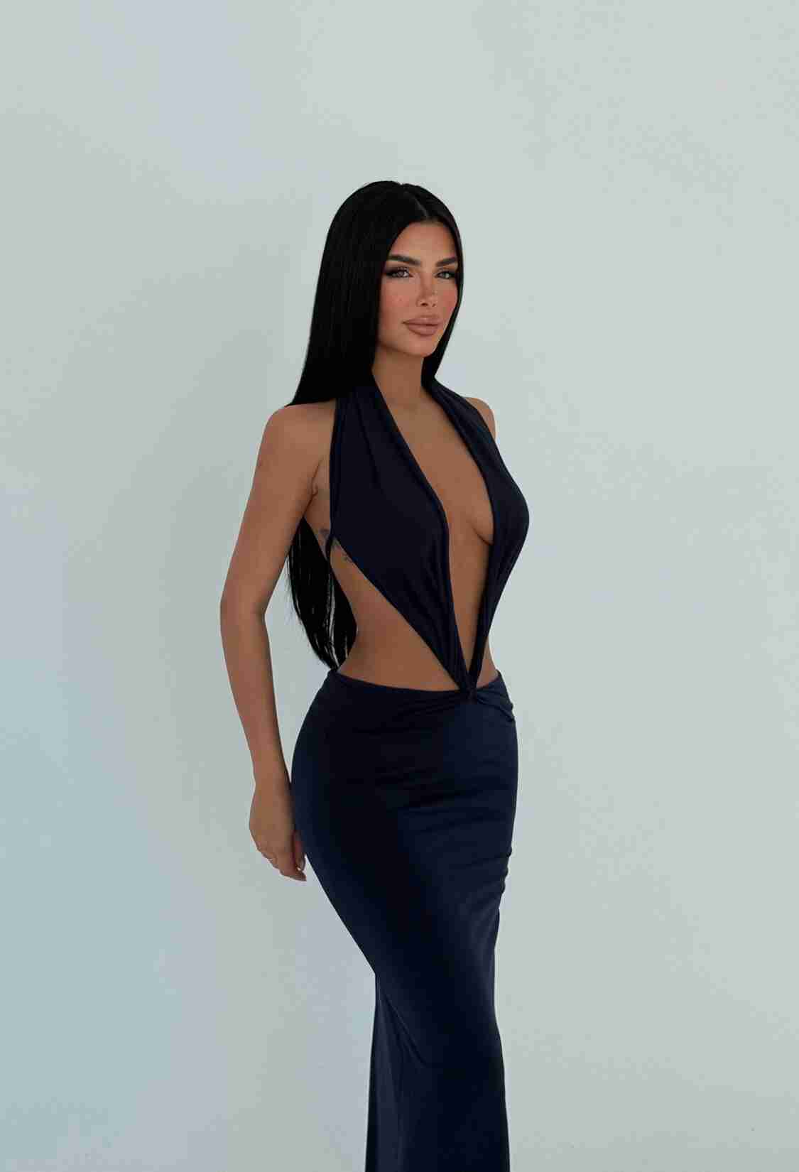 NavyTie Dress - Brand: EYYO ATELIER - Women & Kids, Baby Clothes Wholesale - TheBS Women