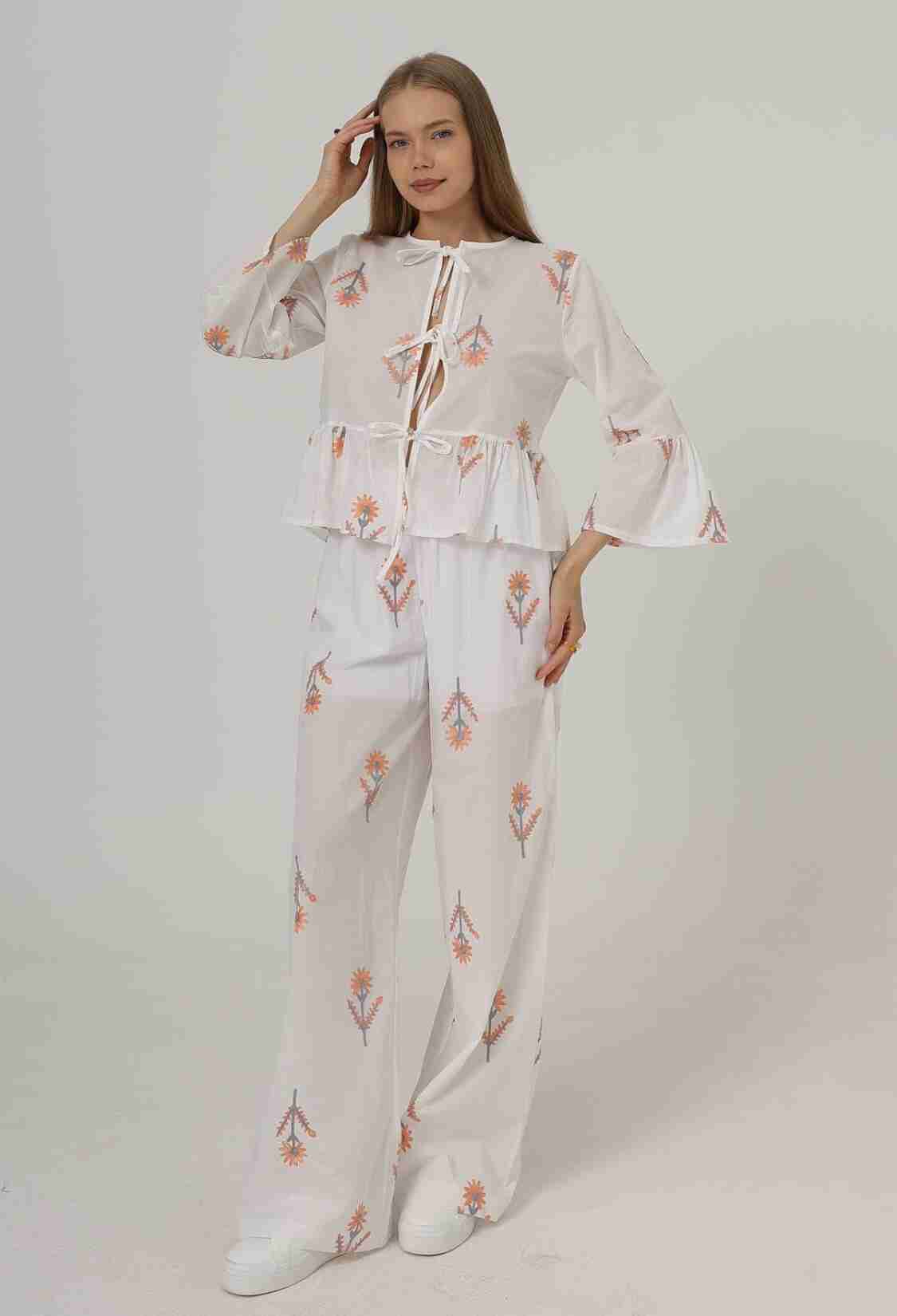 Embroidered Oversize Pants - Brand: Reyon - Women & Kids, Baby Clothes Wholesale - TheBS Women