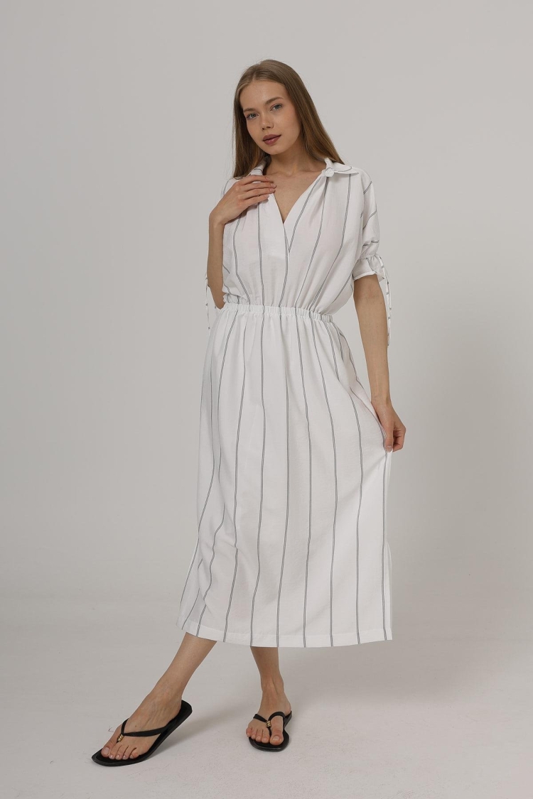 Elastic Waist Dress - Brand: Reyon - Women & Kids, Baby Clothes Wholesale - TheBS Women