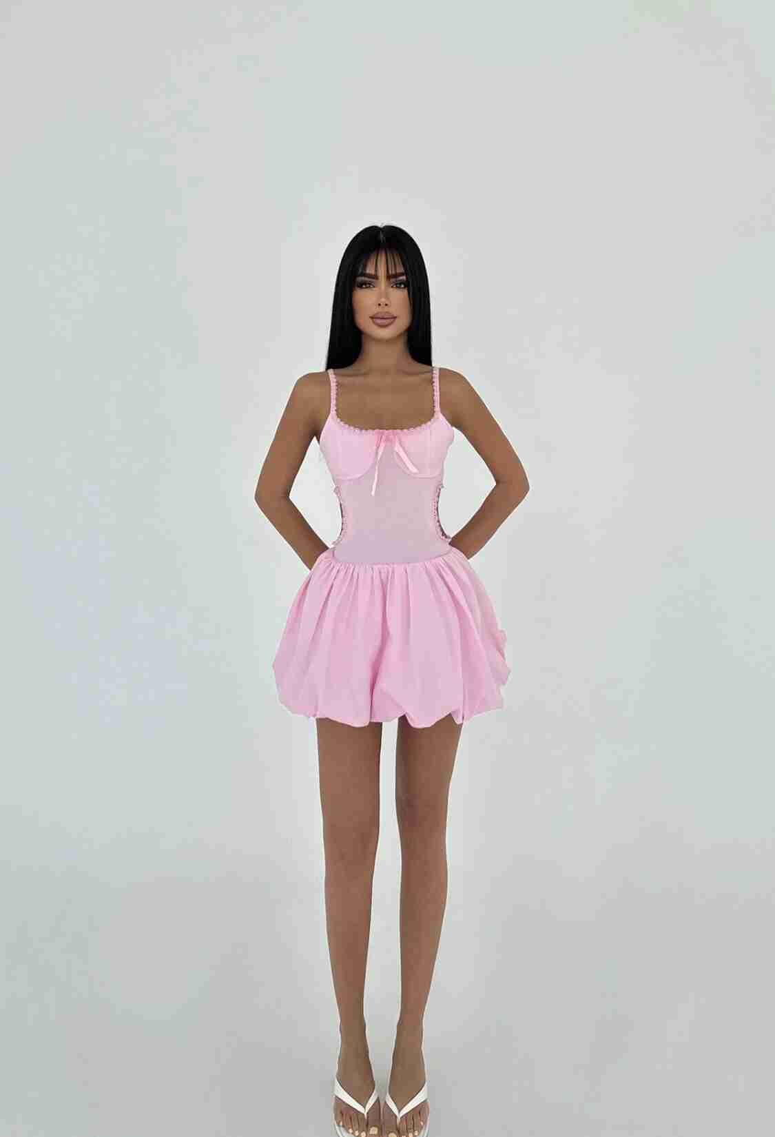Strap Mini Dress - Brand: EYYO ATELIER - Women & Kids, Baby Clothes Wholesale - TheBS Women