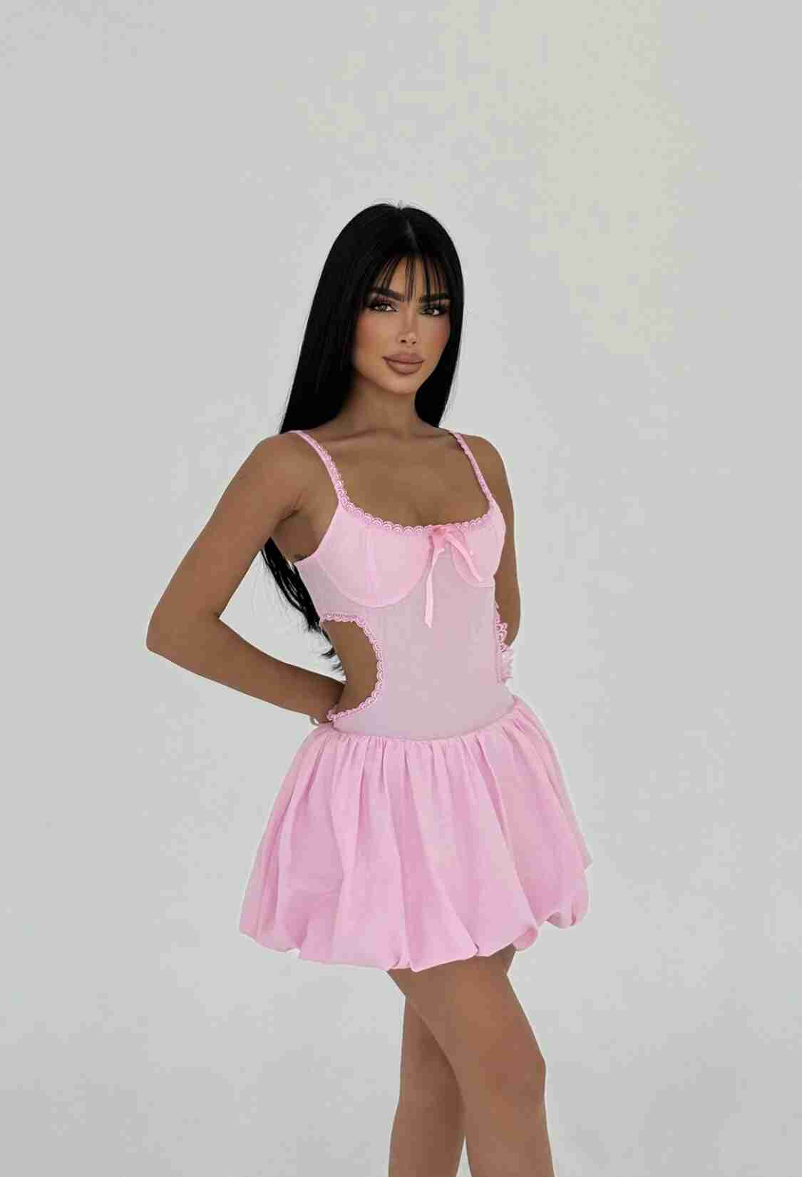 Strap Mini Dress - Brand: EYYO ATELIER - Women & Kids, Baby Clothes Wholesale - TheBS Women