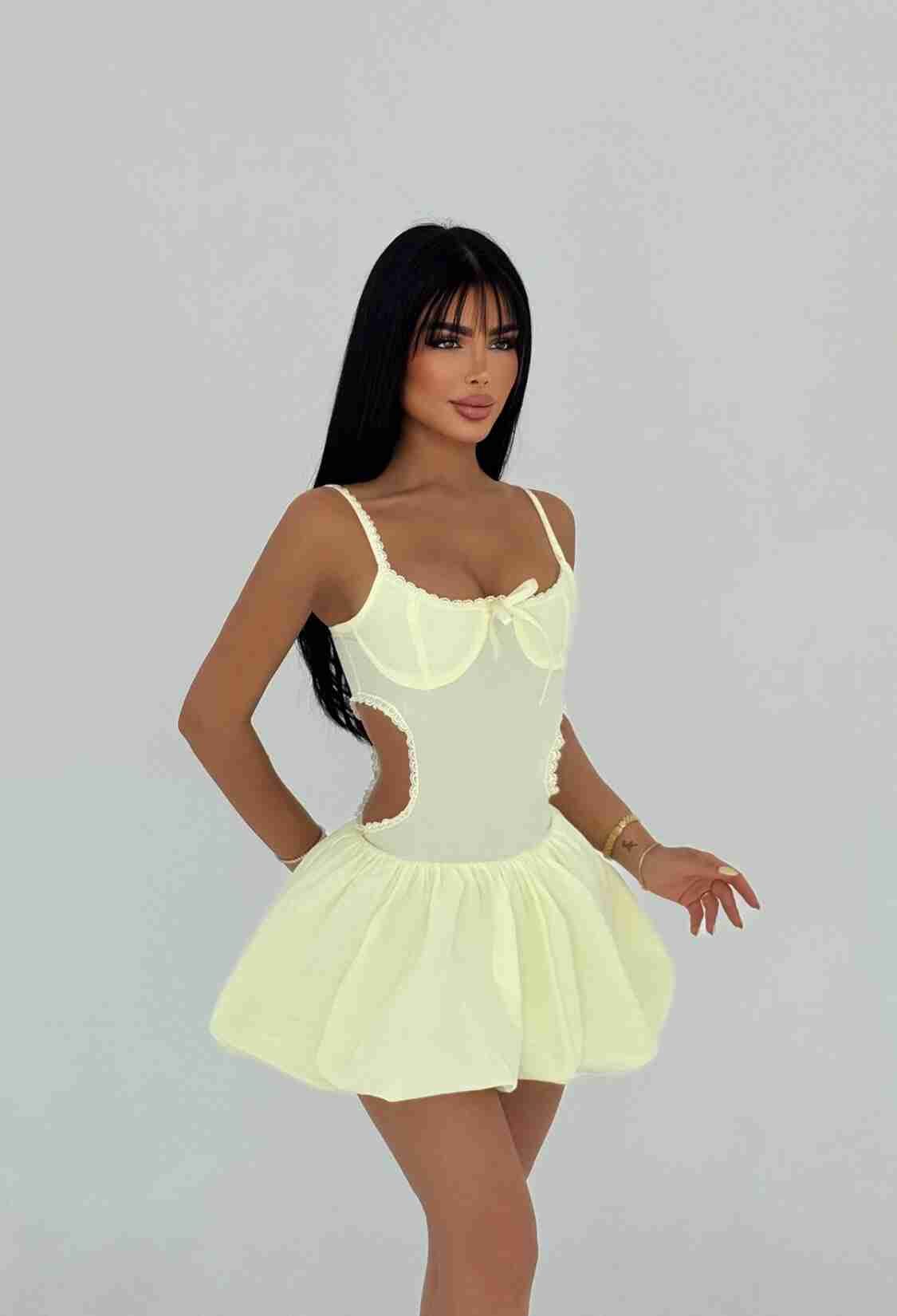 Strap Mini Dress - Brand: EYYO ATELIER - Women & Kids, Baby Clothes Wholesale - TheBS Women