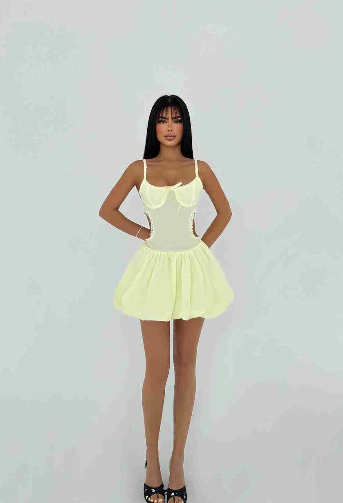 Strap Mini Dress - Brand: EYYO ATELIER - Women & Kids, Baby Clothes Wholesale - TheBS Women