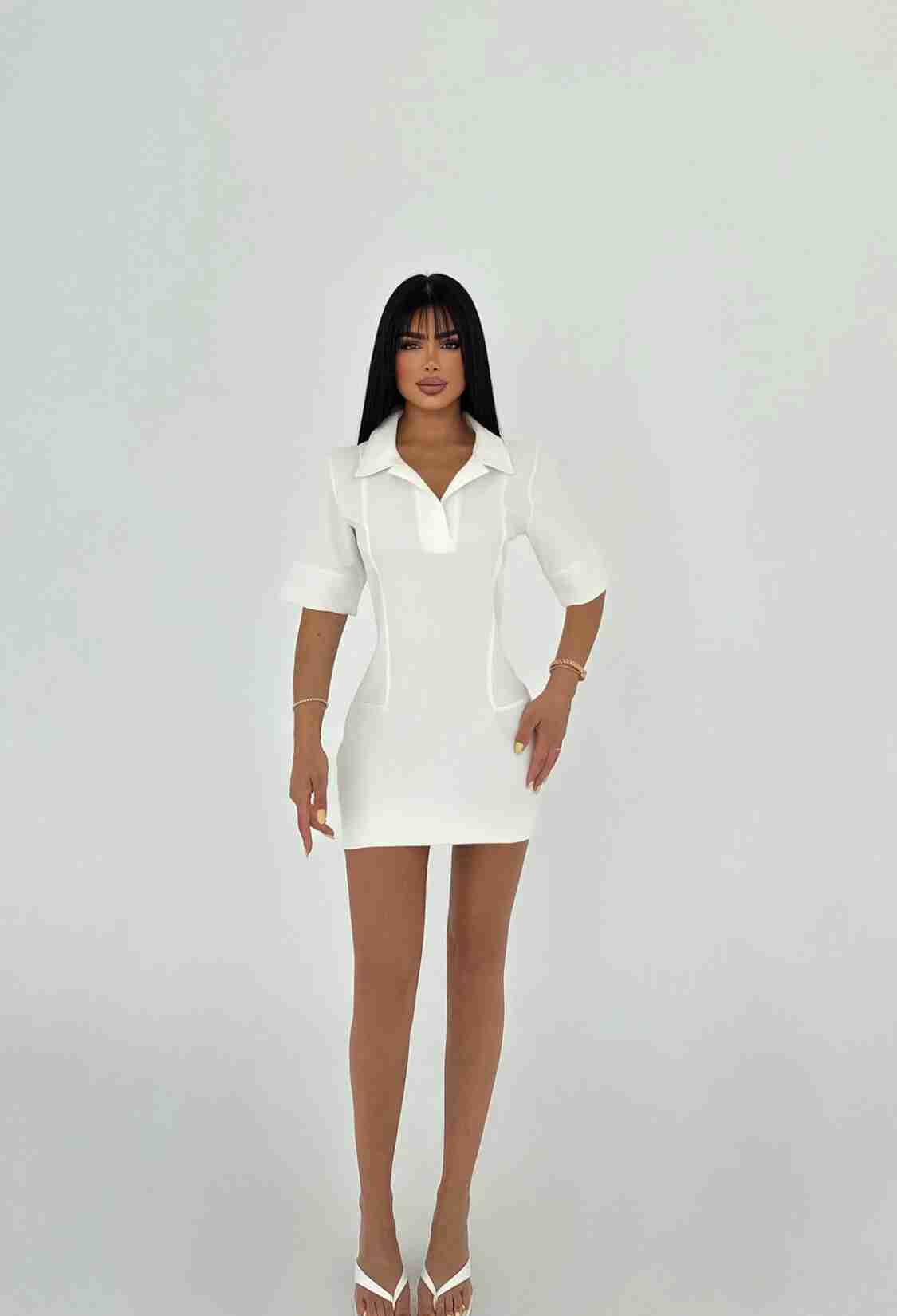 Shirt Collar Dress - Brand: EYYO ATELIER - Women & Kids, Baby Clothes Wholesale - TheBS Women
