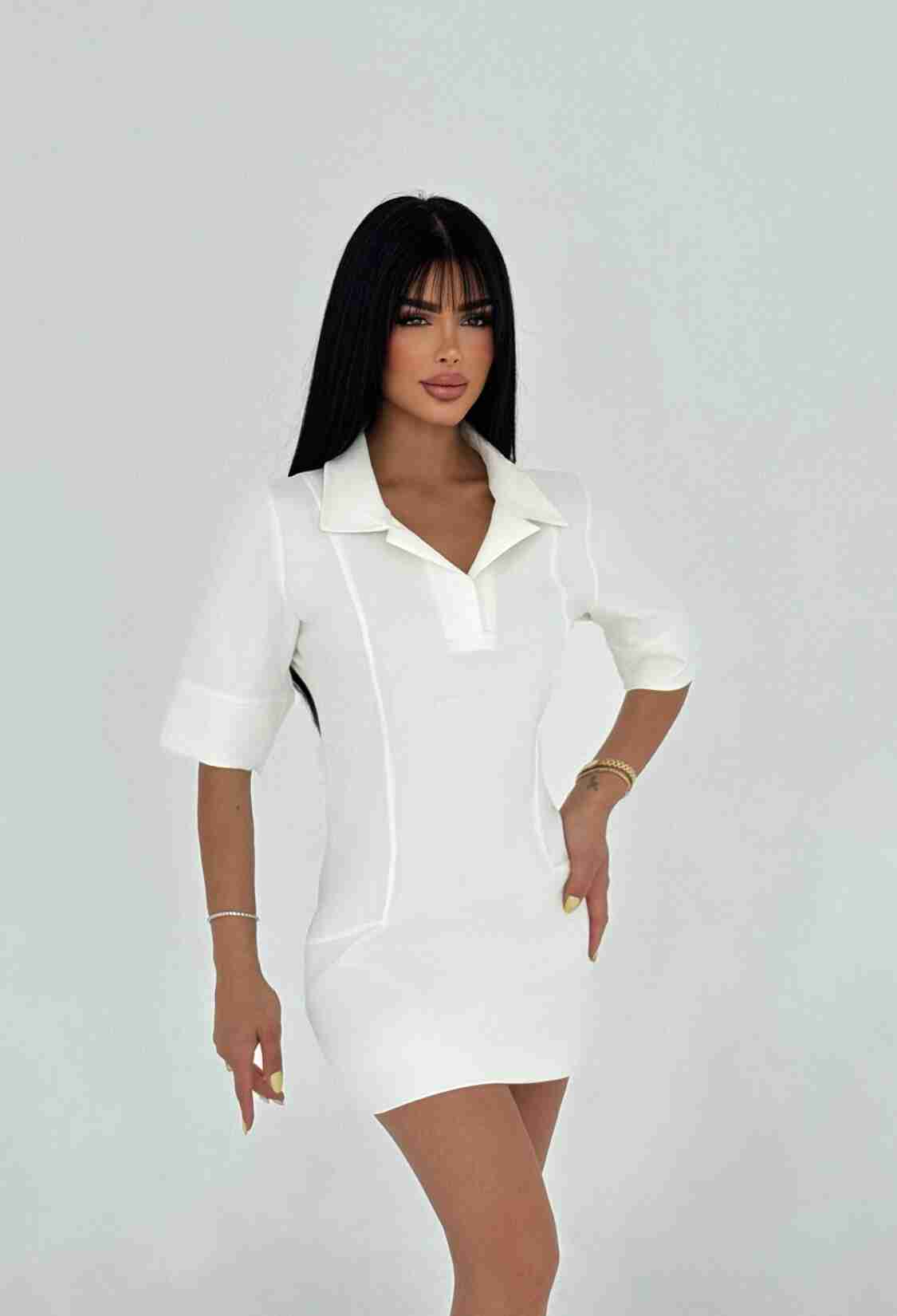 Shirt Collar Dress - Brand: EYYO ATELIER - Women & Kids, Baby Clothes Wholesale - TheBS Women