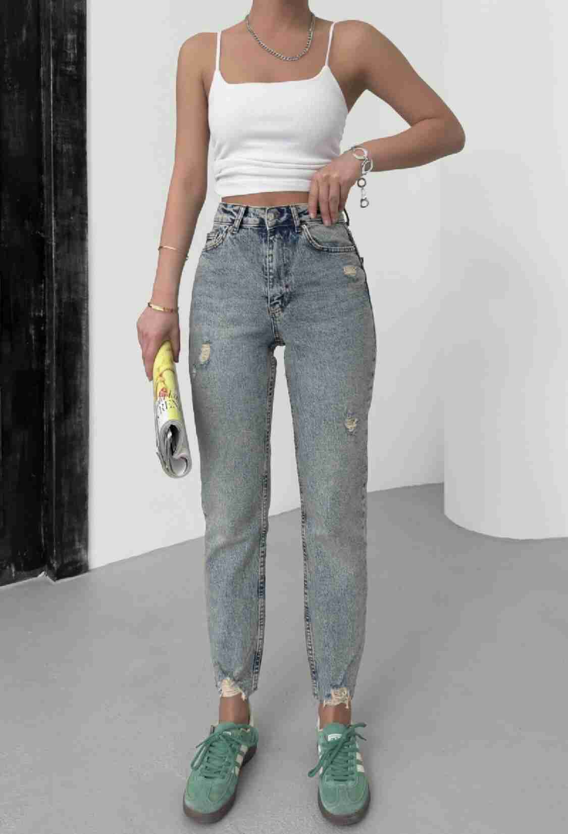 Leg Mom Fit Jeans - Brand: XLove - Women & Kids, Baby Clothes Wholesale - TheBS Women