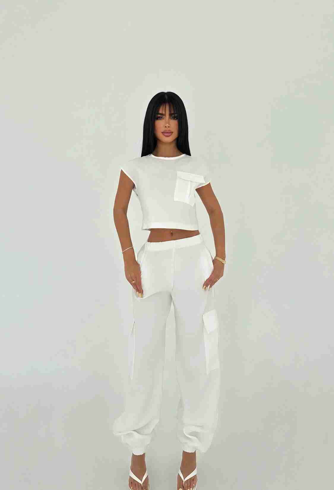 Pocket Detail Trouser Suit - Brand: EYYO ATELIER - Women & Kids, Baby Clothes Wholesale - TheBS Women
