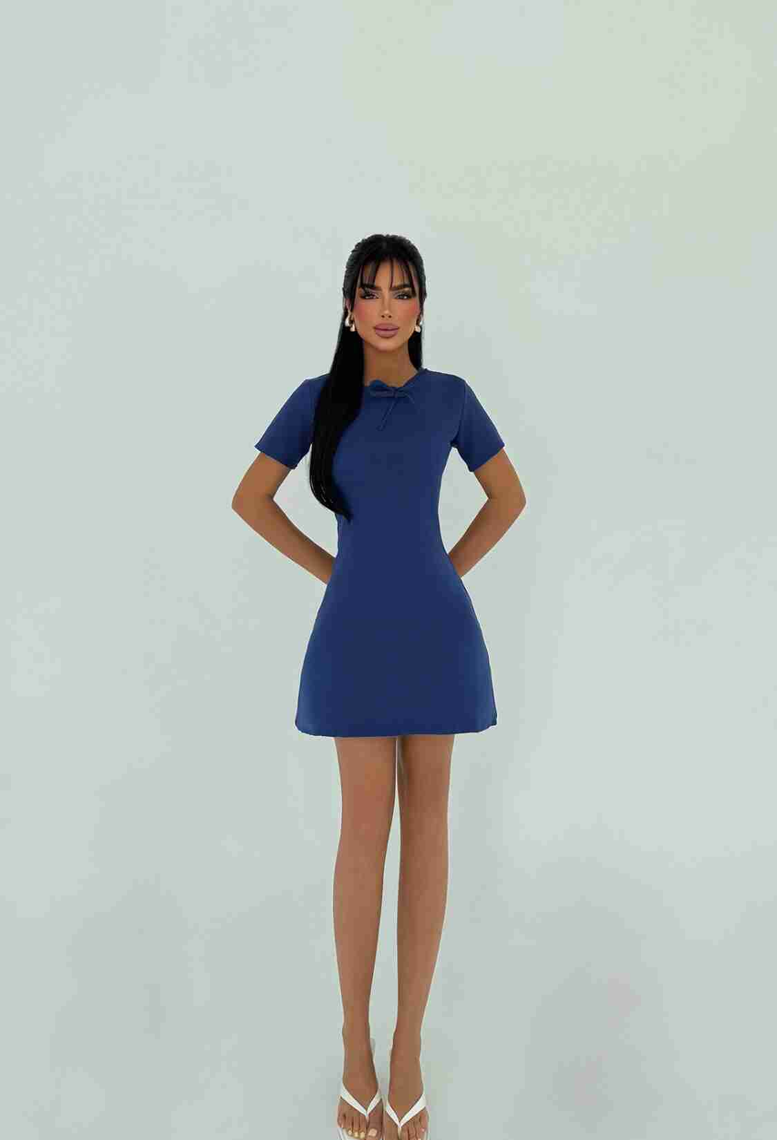 NavyFit And Flare Mini Dress - Brand: EYYO ATELIER - Women & Kids, Baby Clothes Wholesale - TheBS Women