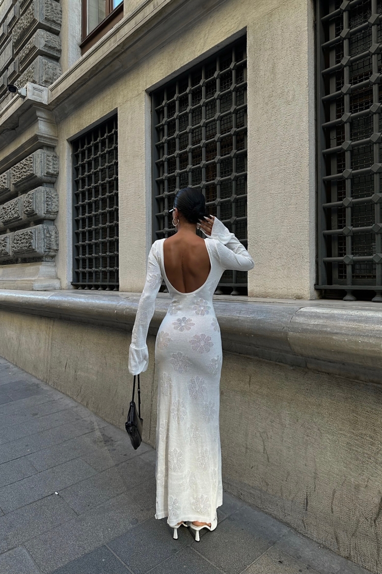 Backless Knit Dress - Brand: Sobe Istanbul - Women & Kids, Baby Clothes Wholesale - TheBS Women