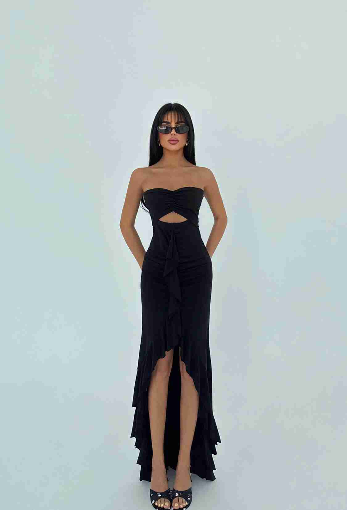 Glamorous Backless Floor Length Dress - Brand: EYYO ATELIER - Women & Kids, Baby Clothes Wholesale - TheBS Women
