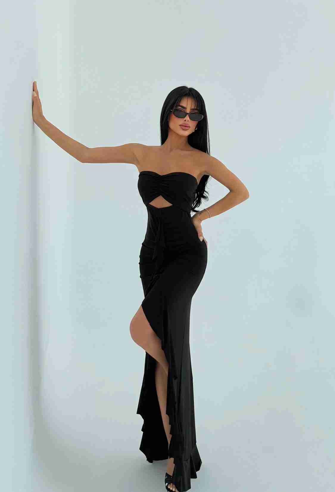 Glamorous Backless Floor Length Dress - Brand: EYYO ATELIER - Women & Kids, Baby Clothes Wholesale - TheBS Women