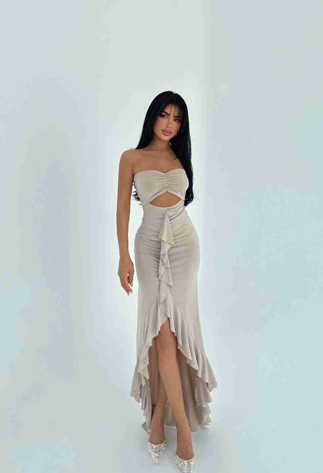 Sexy Elegant Formal Glam T-shirt Dress - Brand: EYYO ATELIER - Women & Kids, Baby Clothes Wholesale - TheBS Women