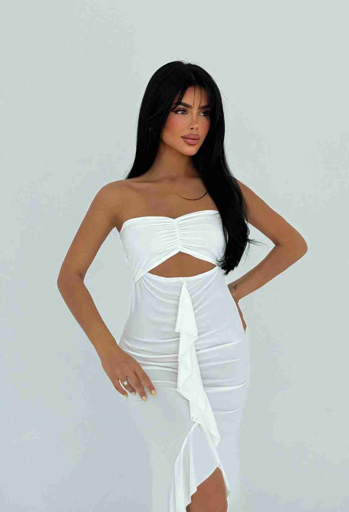 Strapless Sleeveless Bodycon Dress - Brand: EYYO ATELIER - Women & Kids, Baby Clothes Wholesale - TheBS Women