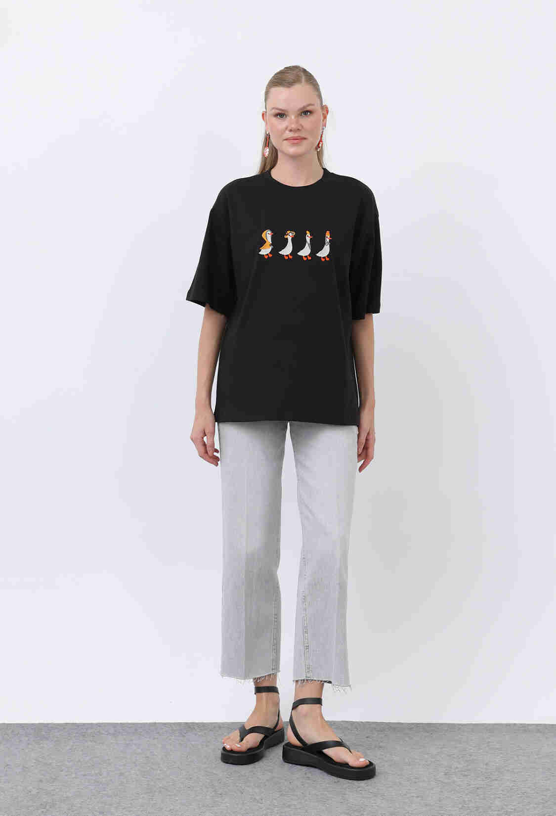 Casual Oversized Tshirt With Half Sleeves - Brand: SOUL - Women & Kids, Baby Clothes Wholesale - TheBS Women