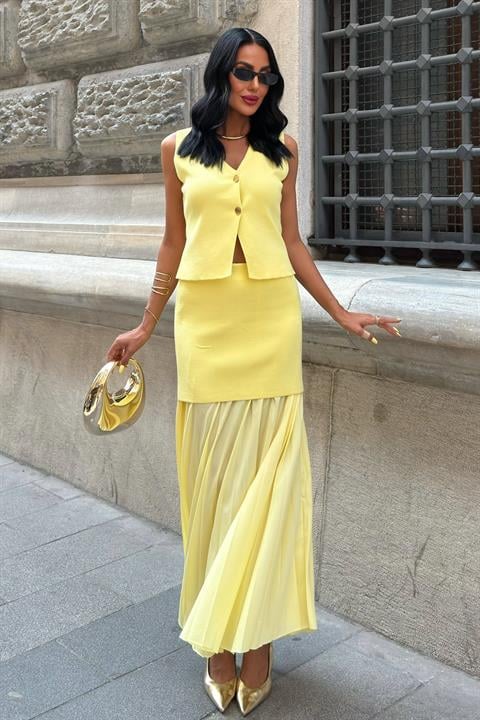 Elegant Slim Fit Layered Maxi Set - Brand: Sobe Istanbul - Women & Kids, Baby Clothes Wholesale - TheBS Women