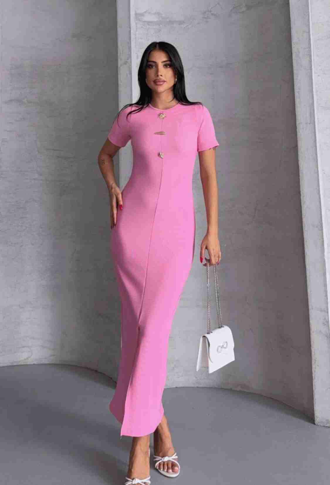Elegant Floor Length Bodycon Dress - Brand: Fiori - Women & Kids, Baby Clothes Wholesale - TheBS Women