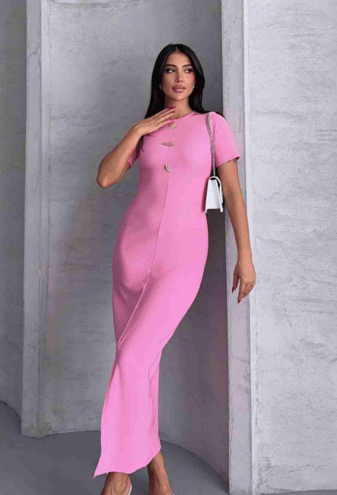 Elegant Floor Length Bodycon Dress - Brand: Fiori - Women & Kids, Baby Clothes Wholesale - TheBS Women