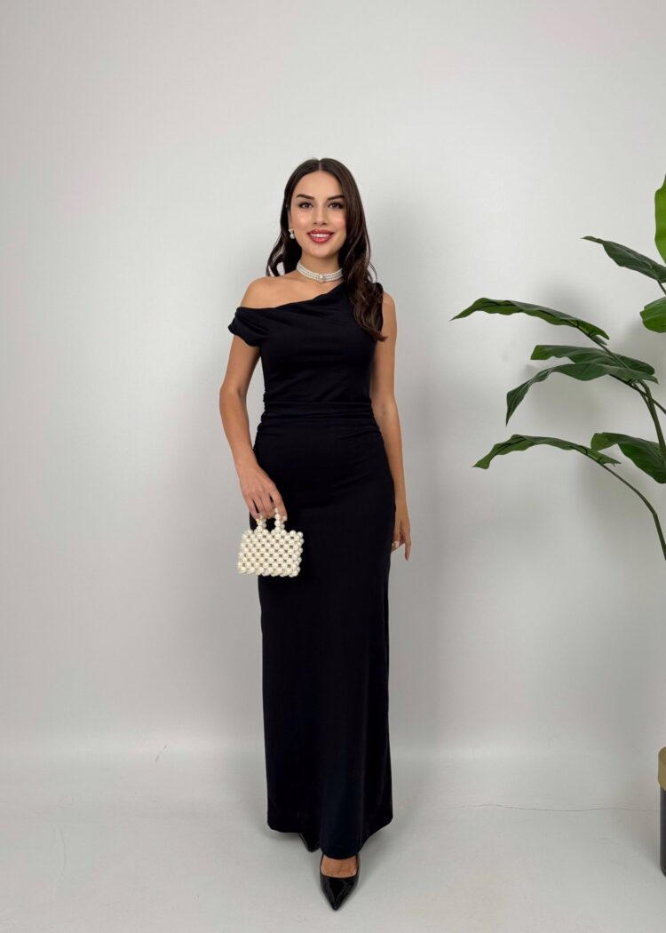 ElegantSheath Dress With One Shoulder Neck - Brand: Miss Janell - Women & Kids, Baby Clothes Wholesale - TheBS Women
