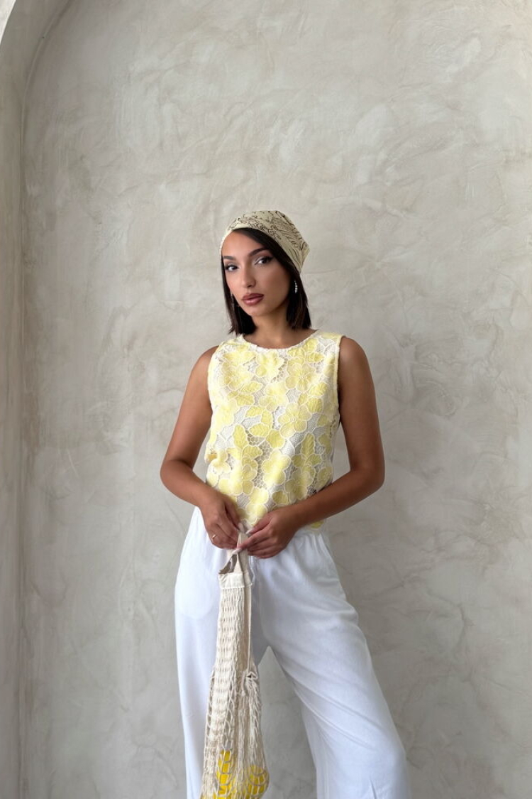 Floral Sleeveless Cap Sleeve Blouse - Brand: Topshow - Women & Kids, Baby Clothes Wholesale - TheBS Women