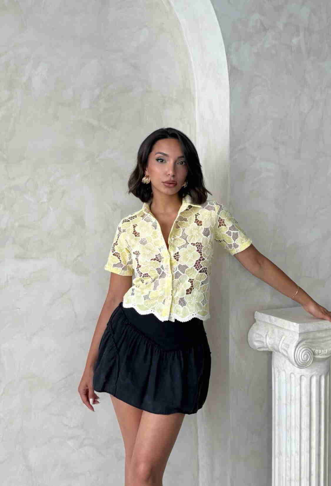 Floral Casual Shirt With Buttoned Closure - Brand: Topshow - Women & Kids, Baby Clothes Wholesale - TheBS Women