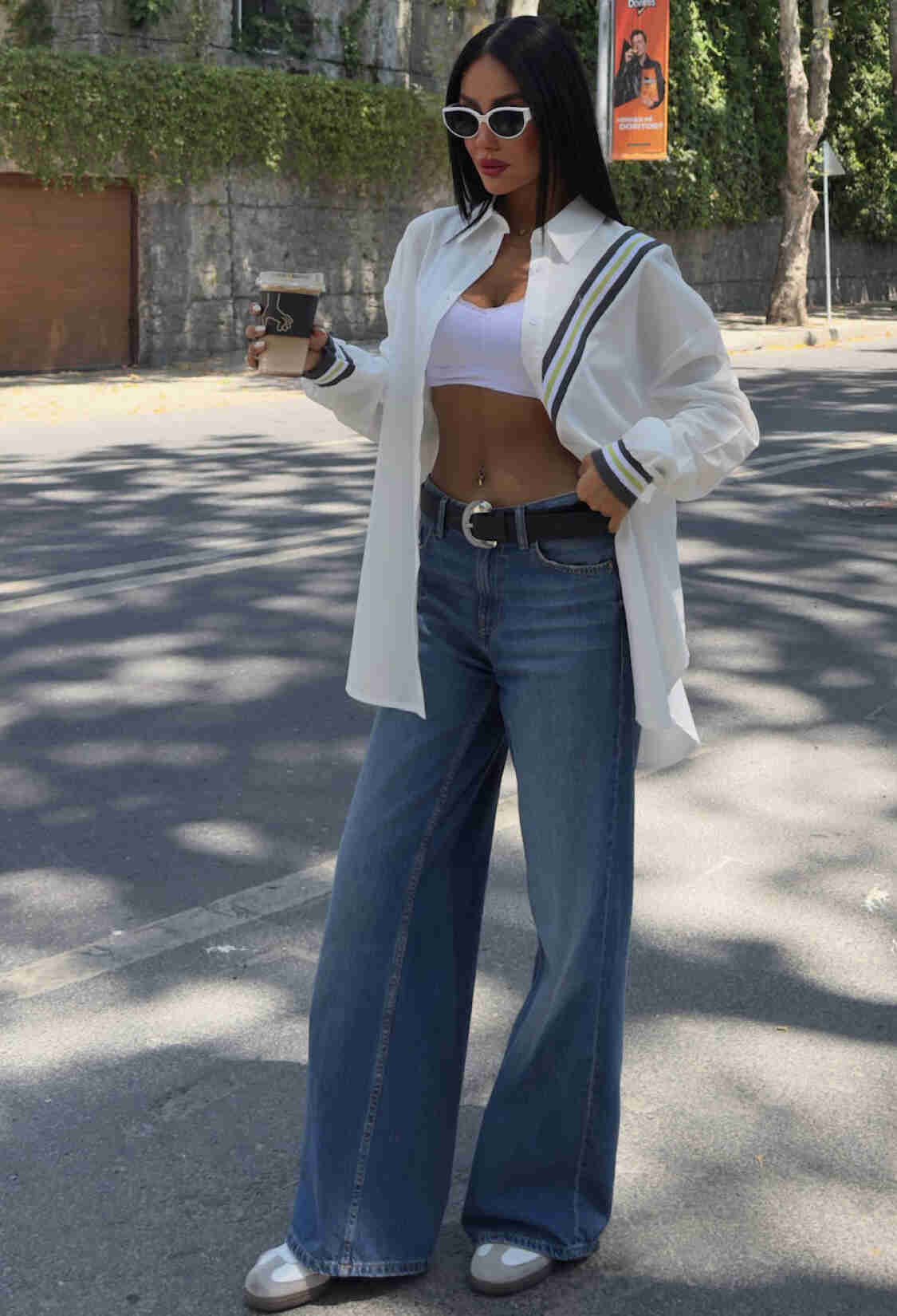 Oversize Poplin Shirt With Band Detail - Brand: Sobe Istanbul - Women & Kids, Baby Clothes Wholesale - TheBS Women