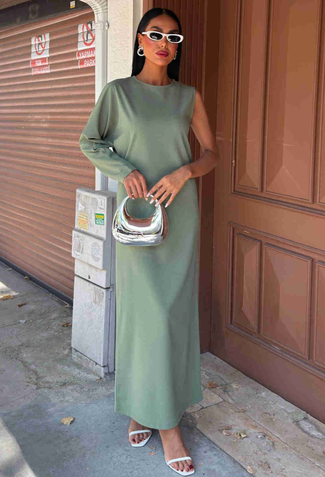 Dress - Green - Brand: Sobe Istanbul - Women & Kids, Baby Clothes Wholesale - TheBS Women