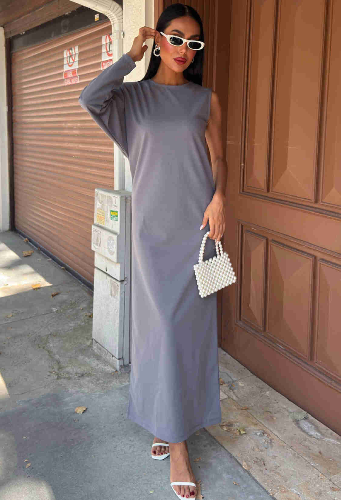 Dress - Anthracite - Brand: Sobe Istanbul - Women & Kids, Baby Clothes Wholesale - TheBS Women